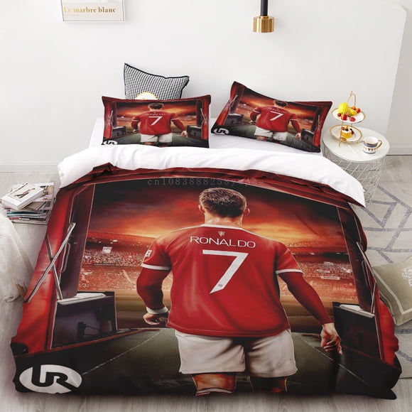 Duvet Cover Set Football Star CR Bedding Set 3d Comfort Bedding Digital Printing Bed Linen Queen Size Fashion Design Child GiftBed Sheets