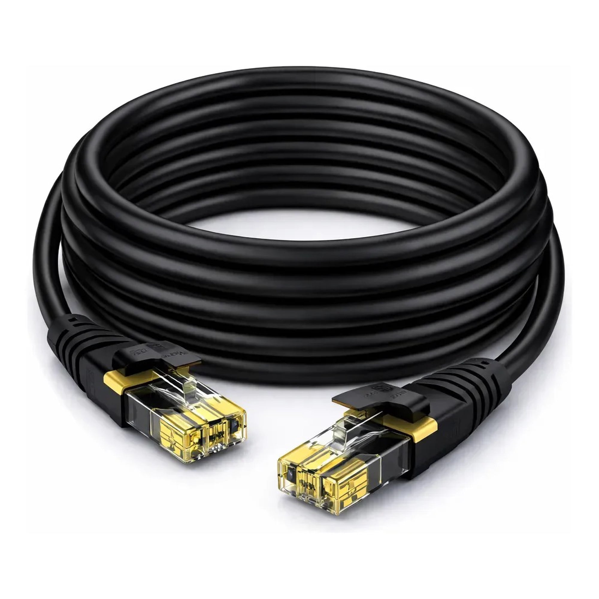Coreforce - Cable Ethernet Cat 8 5 Metros Rj45 Alta Velocidad 40gbps 2000mhz Lan Internet Gaming Router Pc Ps5 Xbox Ultra Rápido Doble Apantallado Sf/ftp