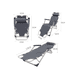 thumbnail image 4 of Silla De Camping Plegable Cama Reclinable Reposera Portátil, 4 of 5