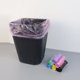 thumbnail image 3 of Xiao Hua 5 Rollos/100 Bolsas de Basura Transparentes de Colores Fuertes, Forro para Contenedor de Basura de Baño, Bolsas Pequeñas Adecuadas para Cocinas de Oficina en Casa, Azul -17.7 Pulgadas x, 3 of 4