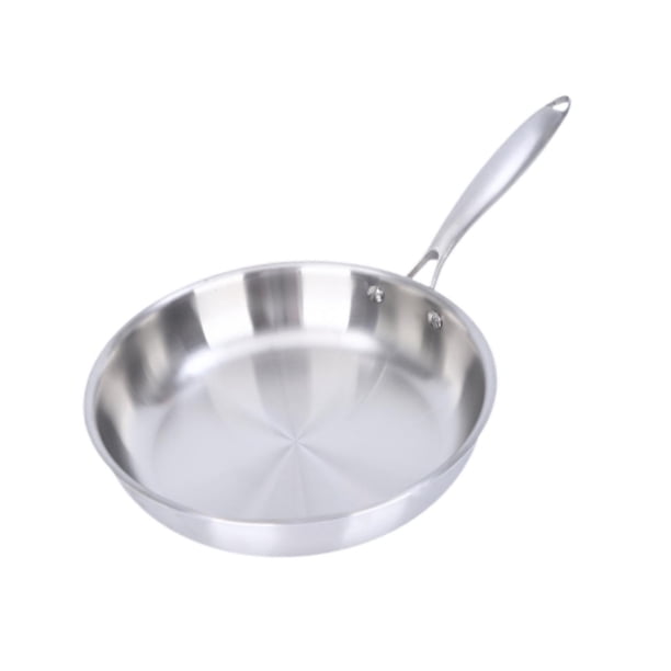 Sartén, sartén clásica para cocinar, sartén redonda de fondo plano para tortilla de huevos, sartén redonda fácil de limpiar para cocinar en el hogar Diámetro exterior 30cm