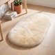 thumbnail image 4 of REGALWOVEN Alfombra de Área Suave y Peluda, Alfombras de Dormitorio Ultra Esponjosas, Alfombra Peluda Antideslizante para Habitación, Guardería, Piso al Lado de la Cama Beige 35" x 24", 4 of 6