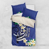 Milsleep - Fsm Estado De Chuuk Tatuaje De Tiburón Polinesio Juego De Cama Personalizado Lt9