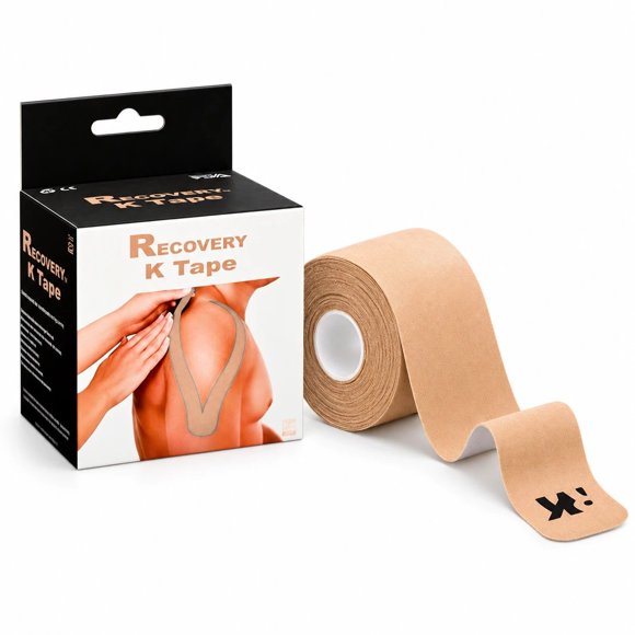 K Tape Recovery Beige 5 cm x 5 m – 20 Tiras Precortadas