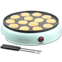Sartén Eléctrica Para Hacer Panqueques Baker'S Friend Con Forma De Mini Tortitas