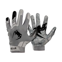 Guantes De Fútbol Venum Elite Plateado/Negro Para Jóvenes Pequeños