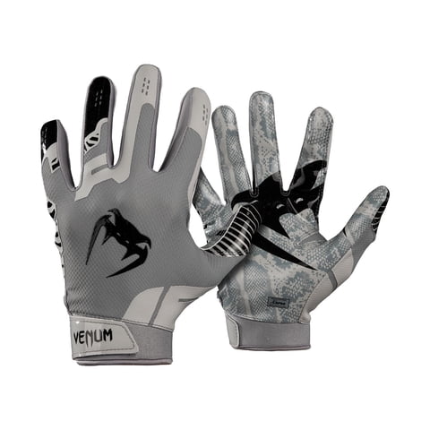 Guantes De Fútbol Venum Elite Plateado/Negro Para Jóvenes Pequeños