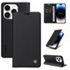 thumbnail image 4 of Funda Billetera de Cuero para iPhone 15 Pro con Tarjetero y Soporte - Tapa Magnética Negro, 4 of 6
