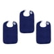 thumbnail image 2 of Baberos Para Adultos De 3 Piezas, Baberos Grandes Reutilizables Para Alimentación De Adultos Para Personas Mayores, Unisex, Color Azul Oscuro, 2 of 5
