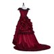 thumbnail image 5 of Vestido Fortunehouse Rojo Largo Estilo Gótico Victoriano, 5 of 6