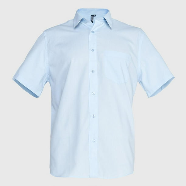 Camisa Trevira M/C celeste 39