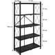 thumbnail image 3 of Estante Plegable Multiusos 5 Niveles Organizador Cocina Acero Carbono Negro, 3 of 3