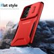 thumbnail image 5 of Funda Resistente para Samsung Galaxy S25 FE con Tapa Deslizante y Protección Militar Rojo, 5 of 6