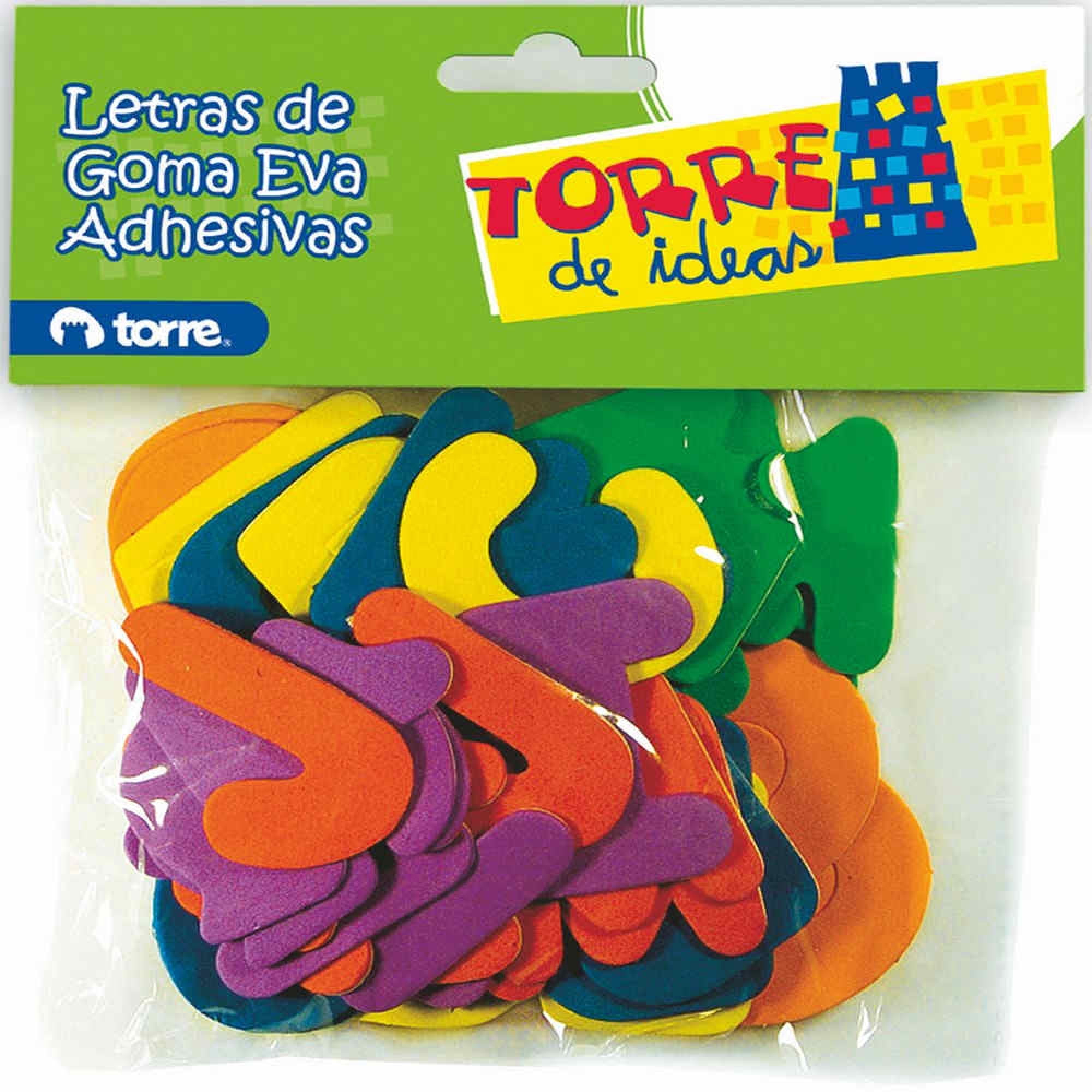 Stickers Goma Eva, Letras Con Adhesivo Torre