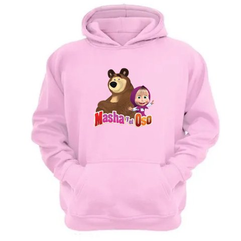 Genérico - Polerón Canguro Macha Rosa Talla M Unisex