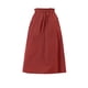 thumbnail image 2 of INSPIRE CHIC Falda de Algodón para Mujer Vuelta al Colegio Cintura Elástica Casual Campesina Línea A Midi con Bolsillos Rojo Oscuro XS, 2 of 6