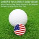 thumbnail image 3 of Marcador de Golf FINGER TEN con Clip para Sombrero Bandera Americana / Solo, 3 of 6