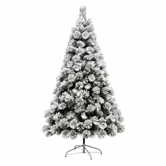 Arbol De Navidad Pino Nevado Doble Rama 240cm Sds48