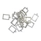 thumbnail image 3 of Aleación Rectángulo En Blanco Cabujón Ajustes / Colgantes Base 20pcs Plata Antigua, 3 of 5