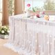 thumbnail image 1 of Mantel LuoluoHouse 305 cm Floral con Perlas y Tul Transparente, 1 of 6