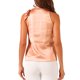 thumbnail image 3 of INSPIRE CHIC Blusas de Trabajo Sólidas sin Mangas para Mujer con Lazo en el Cuello de Satén S Naranja Rosa, 3 of 6