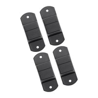 Magideal - Soporte De Perno Inferior Para Equipaje, Piezas De Repuesto Duraderas Universales Para Maleta, Pies Laterales, Accesorios Para Bolsas De Viaje, 4 Uds. , Estilo A