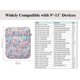 thumbnail image 2 of Funda para Tablet TiMOVO 28‑33 cm con Flores y Correa, 2 of 8