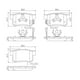thumbnail image 2 of Pastillas Freno para auto Honda CR-V 2007-2012 Delantero, 2 of 3