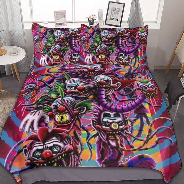 Insane Clown Posse ICP 3 Pieces Quilt Cover Set Soft Bedding Set 1 Duvet Cover + 2 Pillow Shams Home Bed Cover