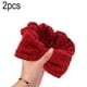 thumbnail image 2 of Diadema de spa – Paquete de 2 lazos para el pelo para mujer, banda para la cabeza para maquillaje facial, suaves para la ducha y el lavado facial., 2 of 6
