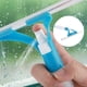 thumbnail image 5 of Limpiador de vidrios multiusos de una sola pieza con rociador de agua, limpiacristales y raspador de vidrio (azul), 5 of 8