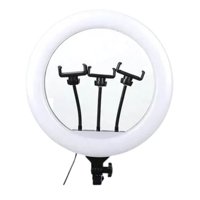 Importclick - Aro De Luz Profesional Gigante 45Cm 3 Soportes Trípode 2.10