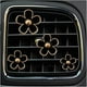 thumbnail image 1 of Cuatro clips de ventilación decorativos para salidas de aire de automóviles, diseño de apariencia de flores, dirección de conversión de 90 °, Ambientador de automóviles para mujeres y niñas, 1 of 5