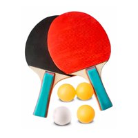 Genérico - Pack 5X Set De 2 Paletas De Ping Pong + 4 Pelotas Basic-Middle - Sr2505