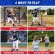 thumbnail image 2 of Set de pelota en T HYES 4 en 1 para niños de 3 a 5 años con Toss & Catch, 2 of 9