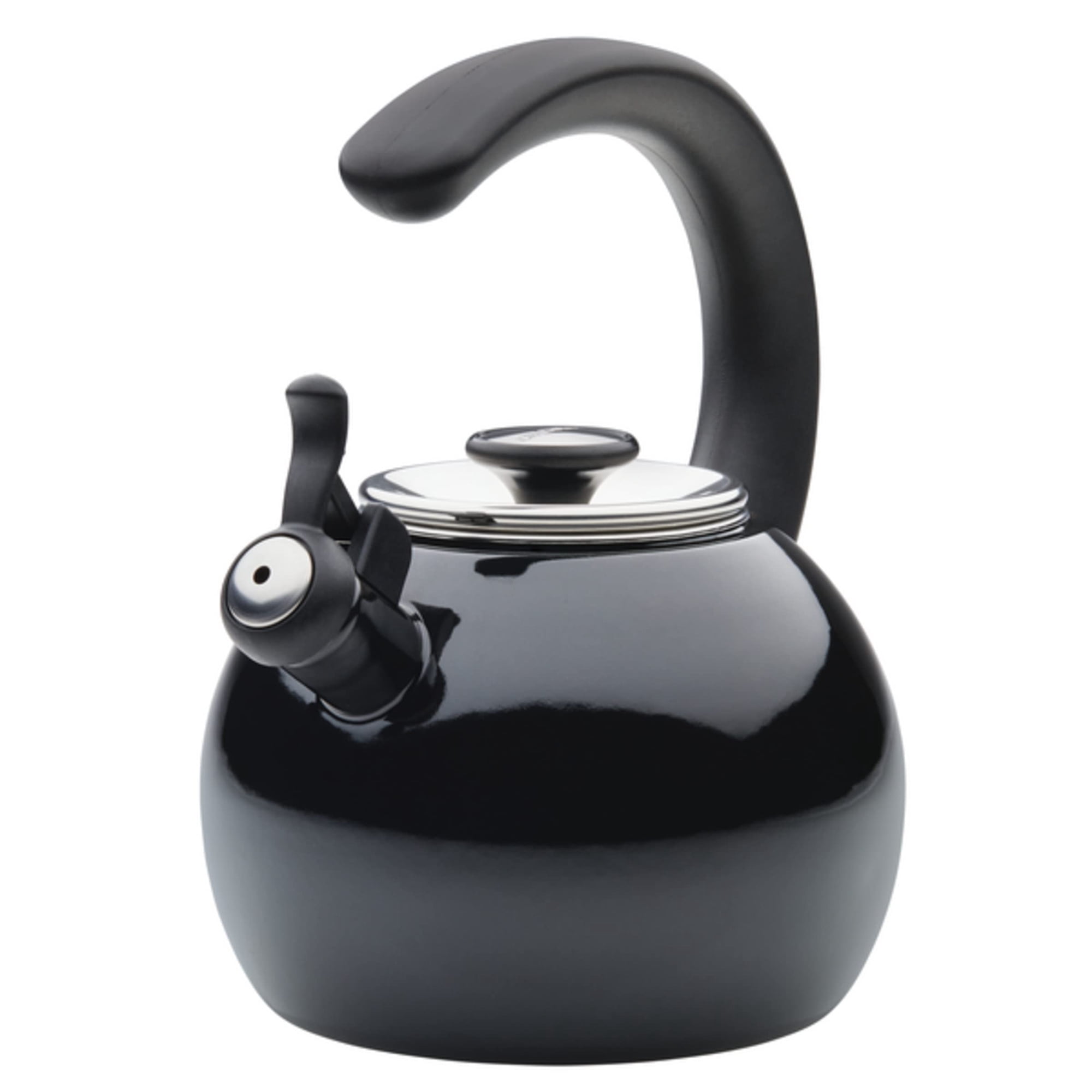 Teakettle Circulon Esmalte Steel Whistling 2 L, Color Negro