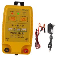 Magideal - Energizador De Cerca Eléctrica, Cargador Robusto Para Cercas De Ganado, Para Jardín, Granja Y Césped.