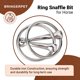 thumbnail image 2 of Caucho Snaffle BRINGERPET de 14 cm con Anillo Suelto de Hierro, 2 of 8