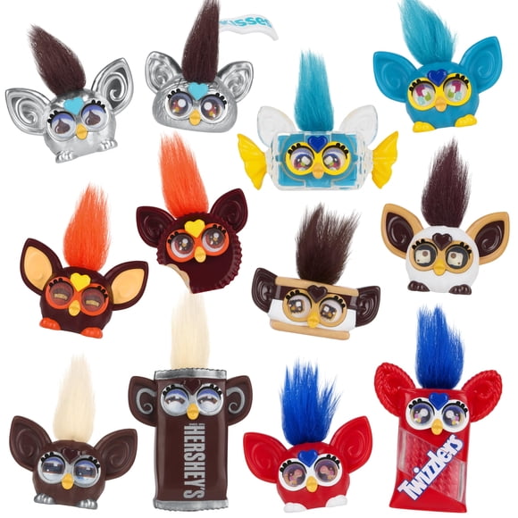 Furby Minis Paquete de 12 Figuras Coleccionables de Dulces Hershey