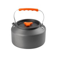 Magideal - Hervidor De Agua Para Acampar Tetera Vajilla Aleación De Aluminio Tetera Portátil Cafetera Caldera De Agua Para Mochila Barbacoa Viajes Cocina Al Aire 2.0L 17.5X9.5Cm