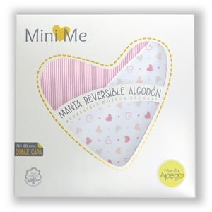 Mini Me - Manta De Algodón Para Bebé Corazones