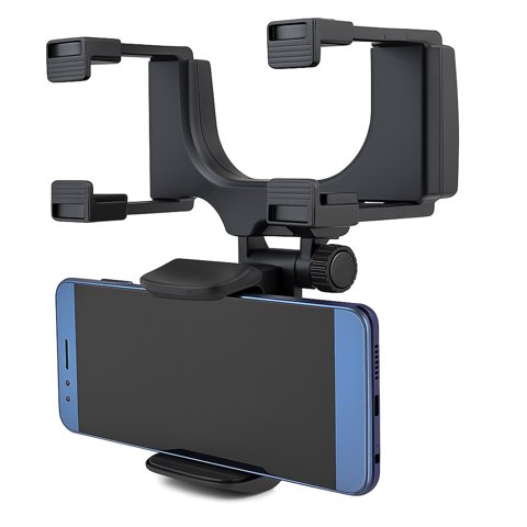 Genérica - Soporte Universal Celular Para Auto Retrovisor Teléfono