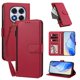 thumbnail image 2 of Funda con Billetera para [Xiaomi Redmi Note 14 Pro 5G] con Bolsillo Zipper y Tarjetero Rojo, 2 of 6