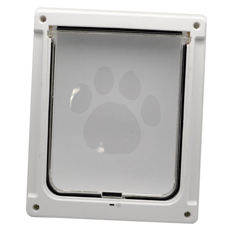 Ioensy - Durable Gato Perro Puertas Ventana Puerta Gatito Gatito Túnel Mascota Puerta Con Solapa 35X29Cm