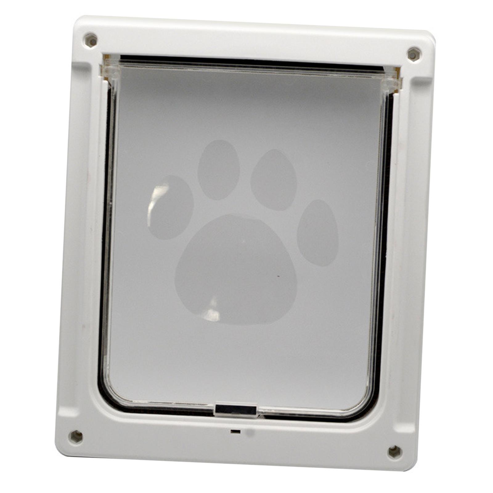 Ioensy - Durable Gato Perro Puertas Ventana Puerta Gatito Gatito Túnel Mascota Puerta Con Solapa 35X29Cm