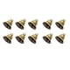 thumbnail image 5 of Mini cascabeles de metal para manualidades, cascabeles portátiles multiusos, adornos colgantes, campanas navideñas para manualidades de bricolaje, 10 piezas, 5 of 5