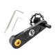 thumbnail image 1 of Tensor De Cadena De Bicicleta Convertidor De Bicicleta De Una Velocidad Herramienta De Conversión De Ciclismo Negro, 1 of 5