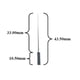 thumbnail image 2 of Agujas de limpieza para boquillas KM Coating Inc. 12 piezas de acero inoxidable, 2 of 4