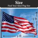 thumbnail image 2 of Bandera Rushmore Rose USA 3x5 pies Resistente para Exterior, 2 of 8