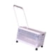 thumbnail image 3 of Caja De Almacenamiento Con Ruedas Y Asa Para Tirar, Plegable, Con Tapa, Transparente, 3 of 5
